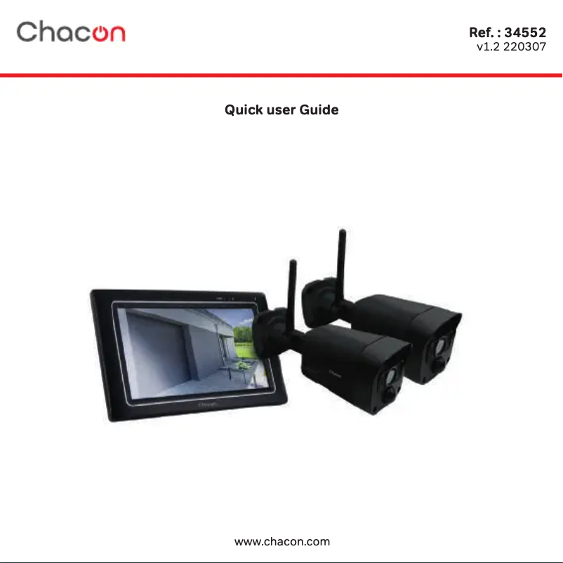Page n°1 - Manuel utilisateur Chacon 34552