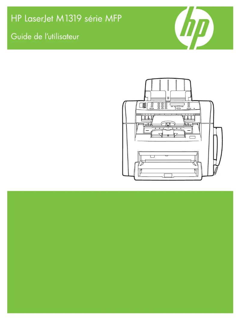 Page 1 de la notice Manuel utilisateur HP LaserJet M1319