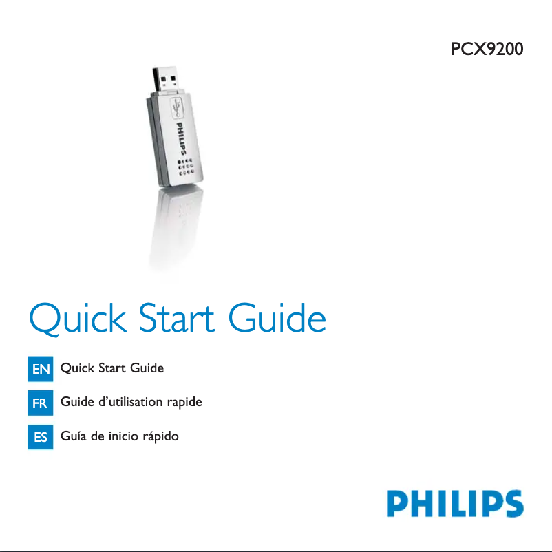 Página 1 del manual Manual de usuario Philips PCX9200