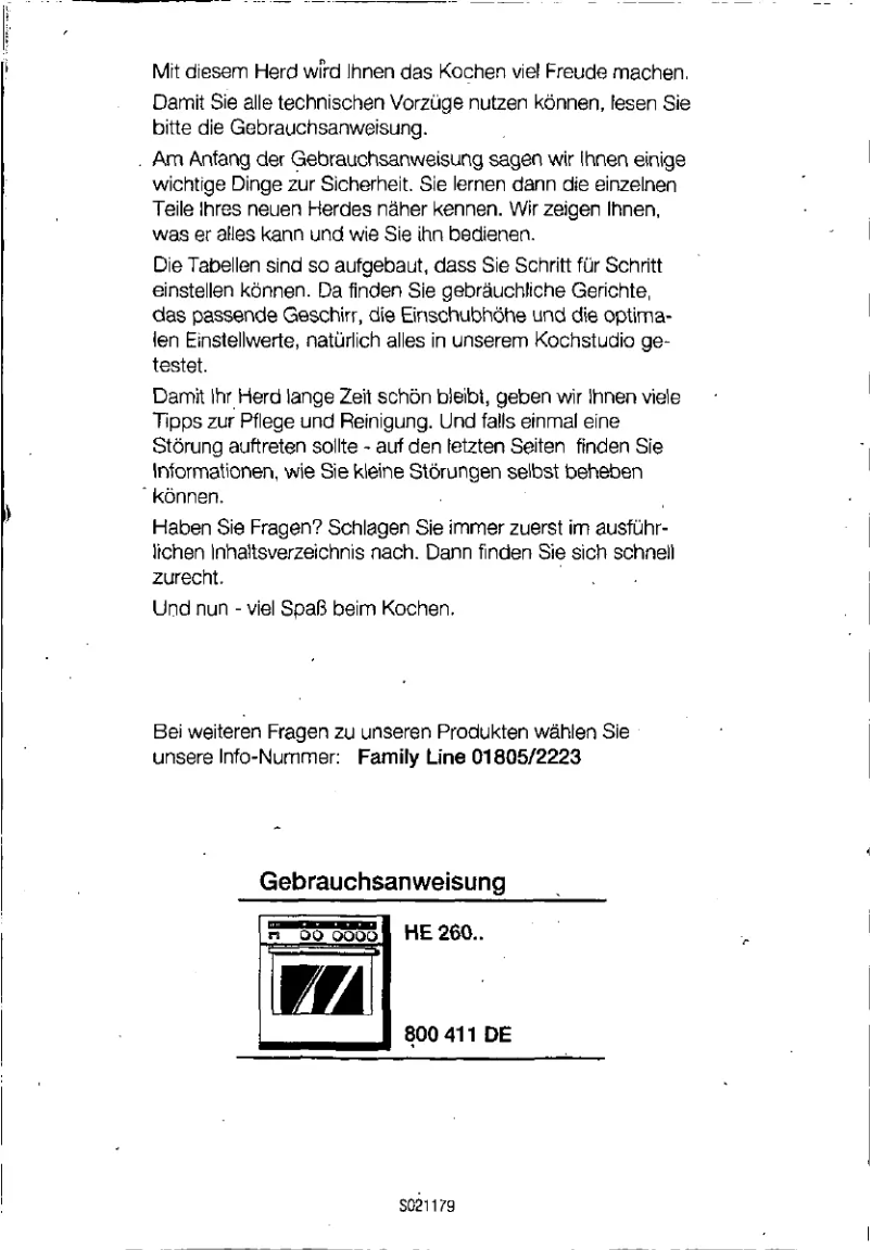 Page n°1 - Manuel utilisateur Siemens HE26044