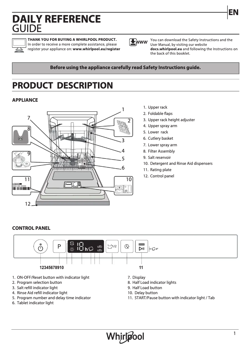Image de la première page du manuel de l'appareil WI 5020