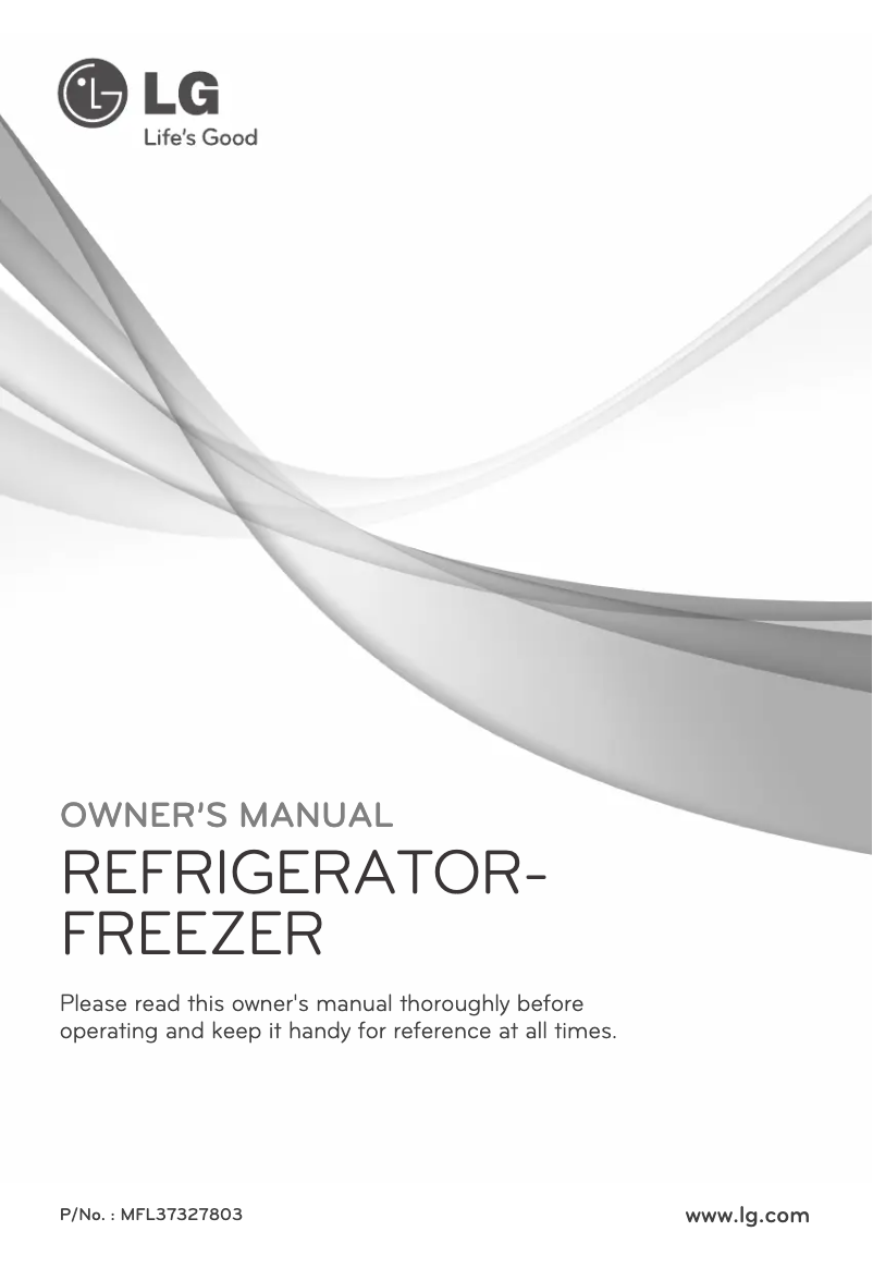 Page n°1 - Manuel utilisateur LG GR-M662YTQ