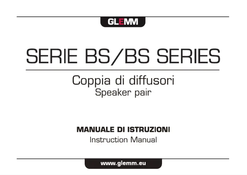 Page 1 de la notice Manuel utilisateur Glemm BS 67B