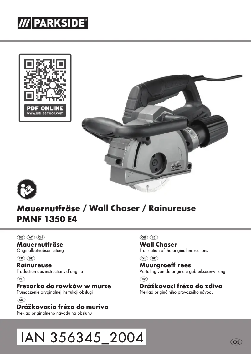 Image de la première page du manuel de l'appareil PMNF 1350 E4