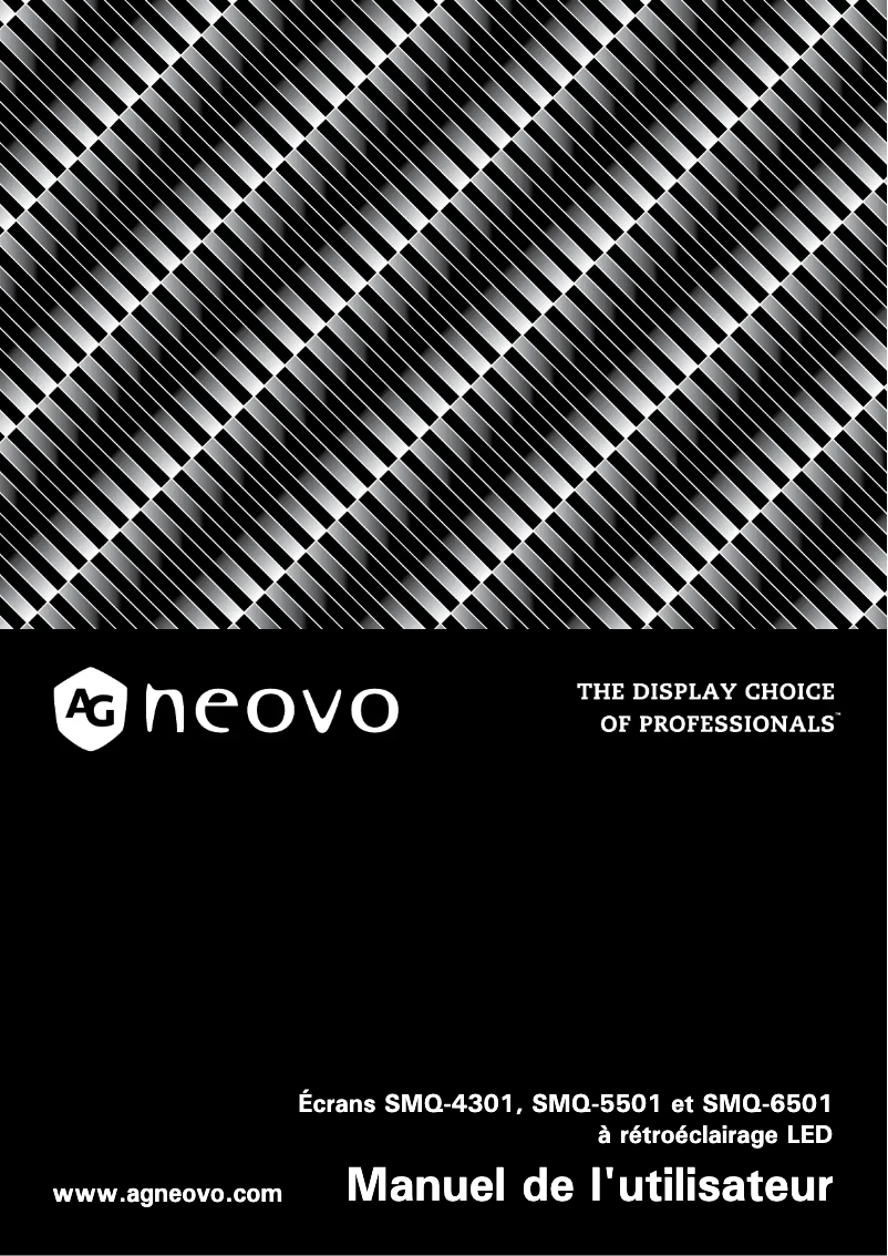 Página 1 del manual Manual de usuario AG Neovo SMQ-4301