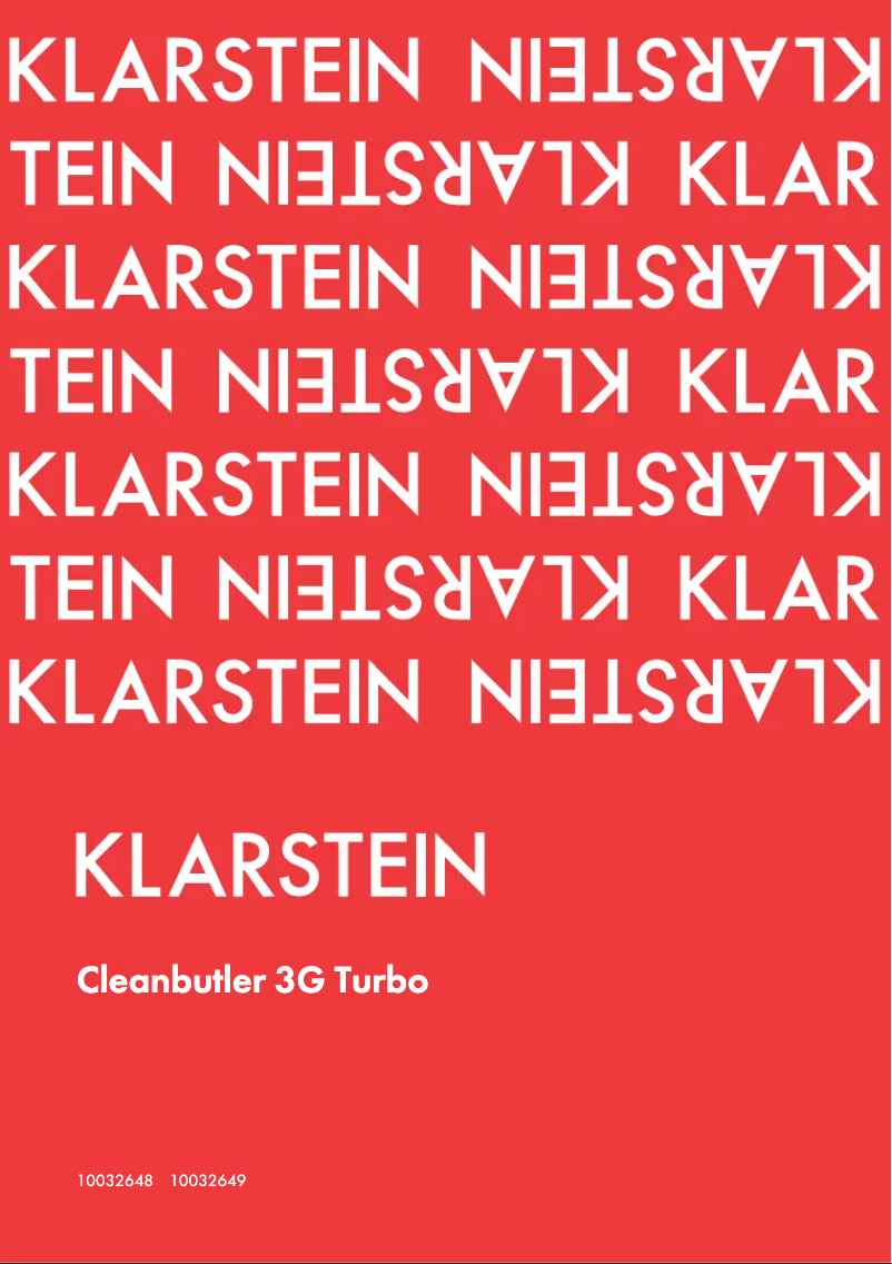 Page 1 de la notice Manuel utilisateur Klarstein 10032649