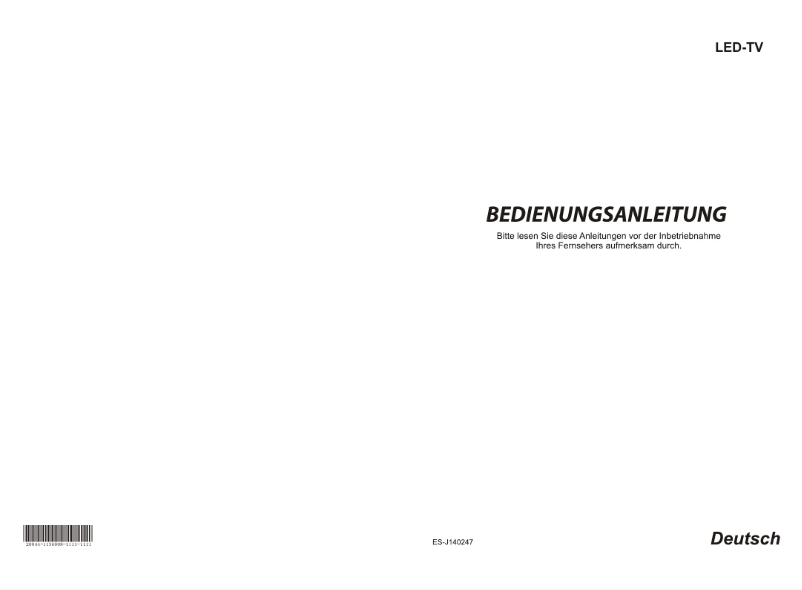 Image de la première page du manuel de l'appareil LTDN50K390XWSEU3D