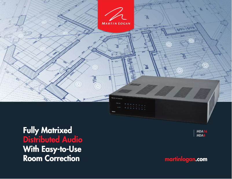 Page n°1 - Brochure Martin Logan MDA8D