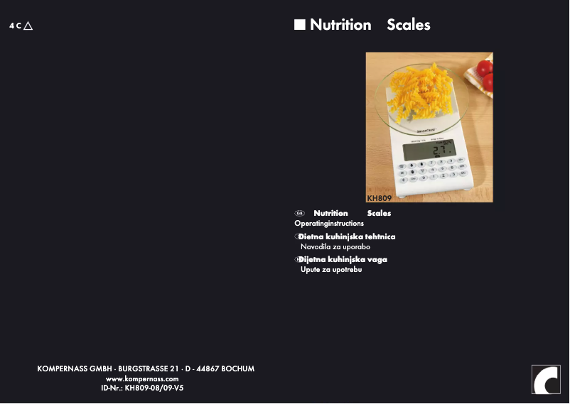 Page 1 de la notice Manuel utilisateur SilverCrest KH809