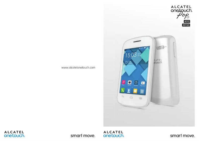 Page 1 de la notice Manuel utilisateur Alcatel One Touch POP C1 4015X