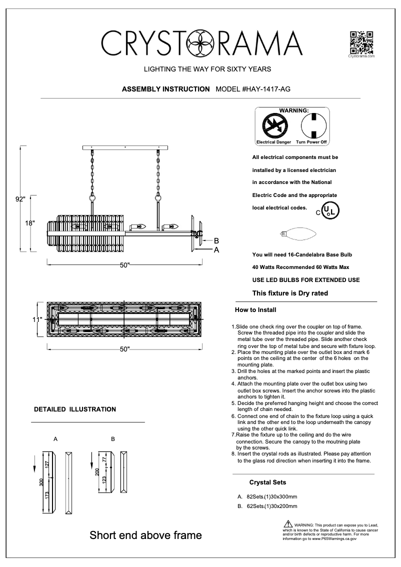 Image de la première page du manuel de l'appareil Hayes HAY-1417-AG