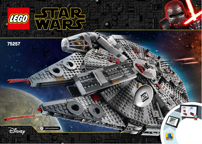 Page 1 de la notice Consignes visuelles Lego Star Wars 75257