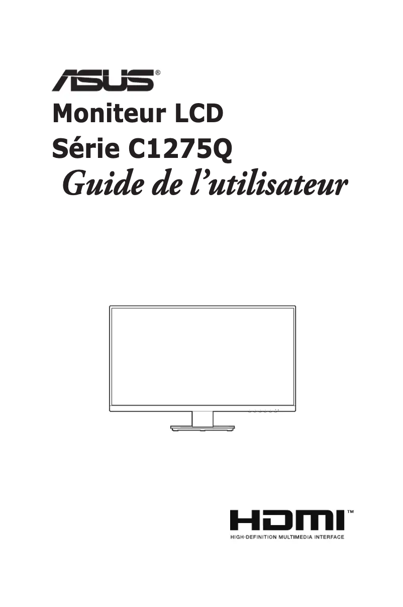 Page n°1 - Manuel utilisateur Asus ExpertCenter C1275Q