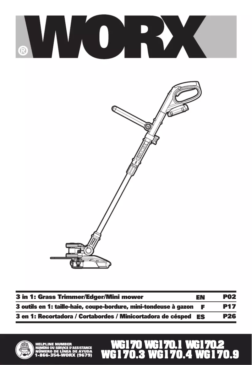 Image de la première page du manuel de l'appareil WG930.2