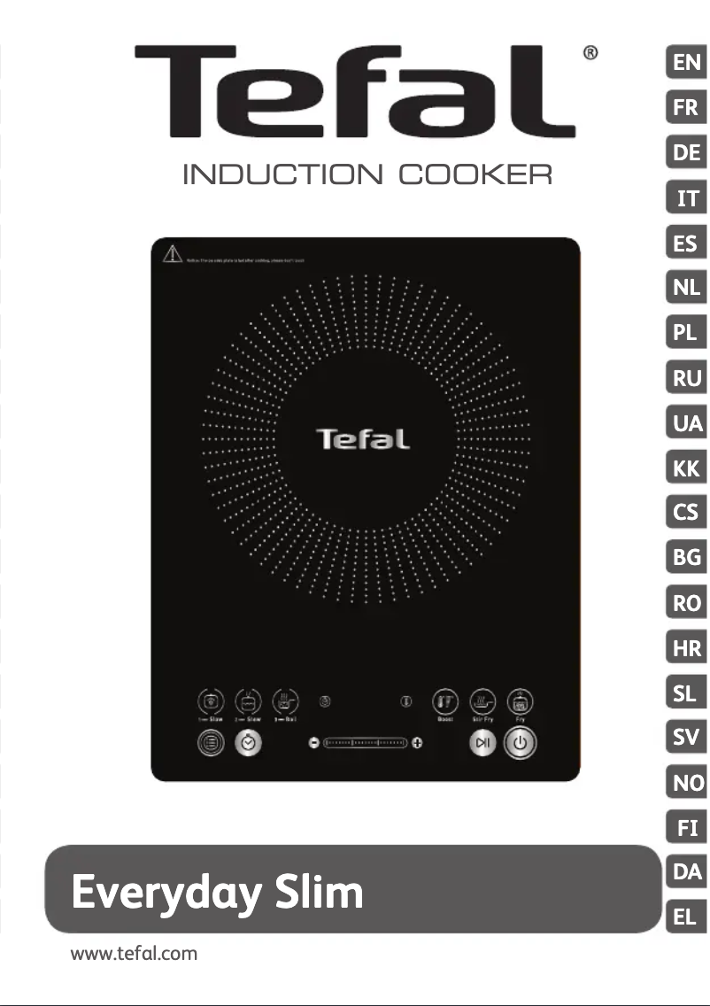 Page n°1 - Manuel utilisateur Tefal Everyday Slim IH2108