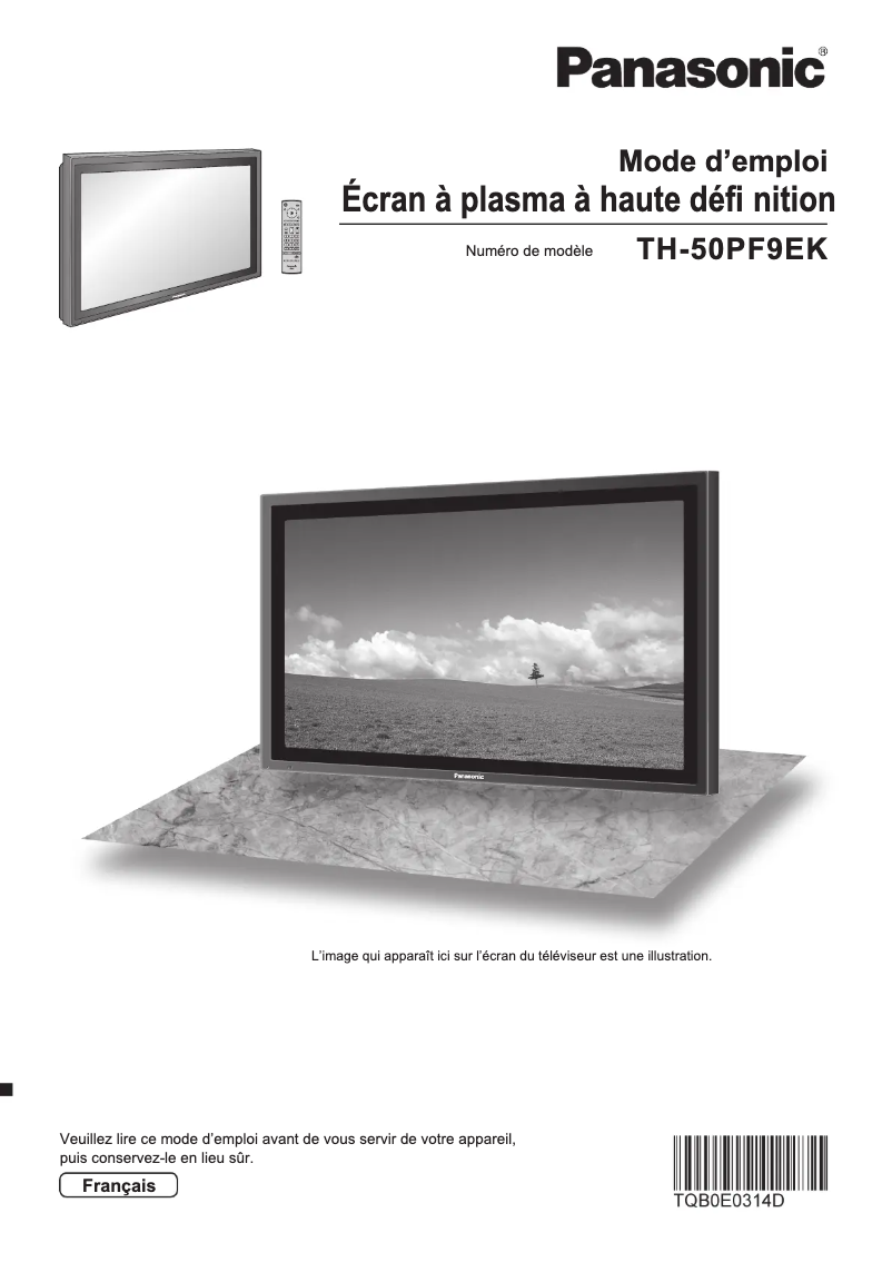 Imagen de la primera página del manual del dispositivo TH-50PF9EK