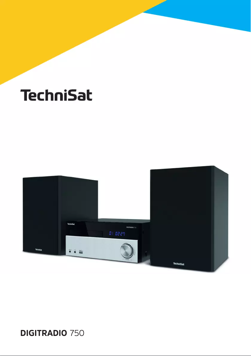 Page n°1 - Manuel utilisateur TechniSat Digitradio 750