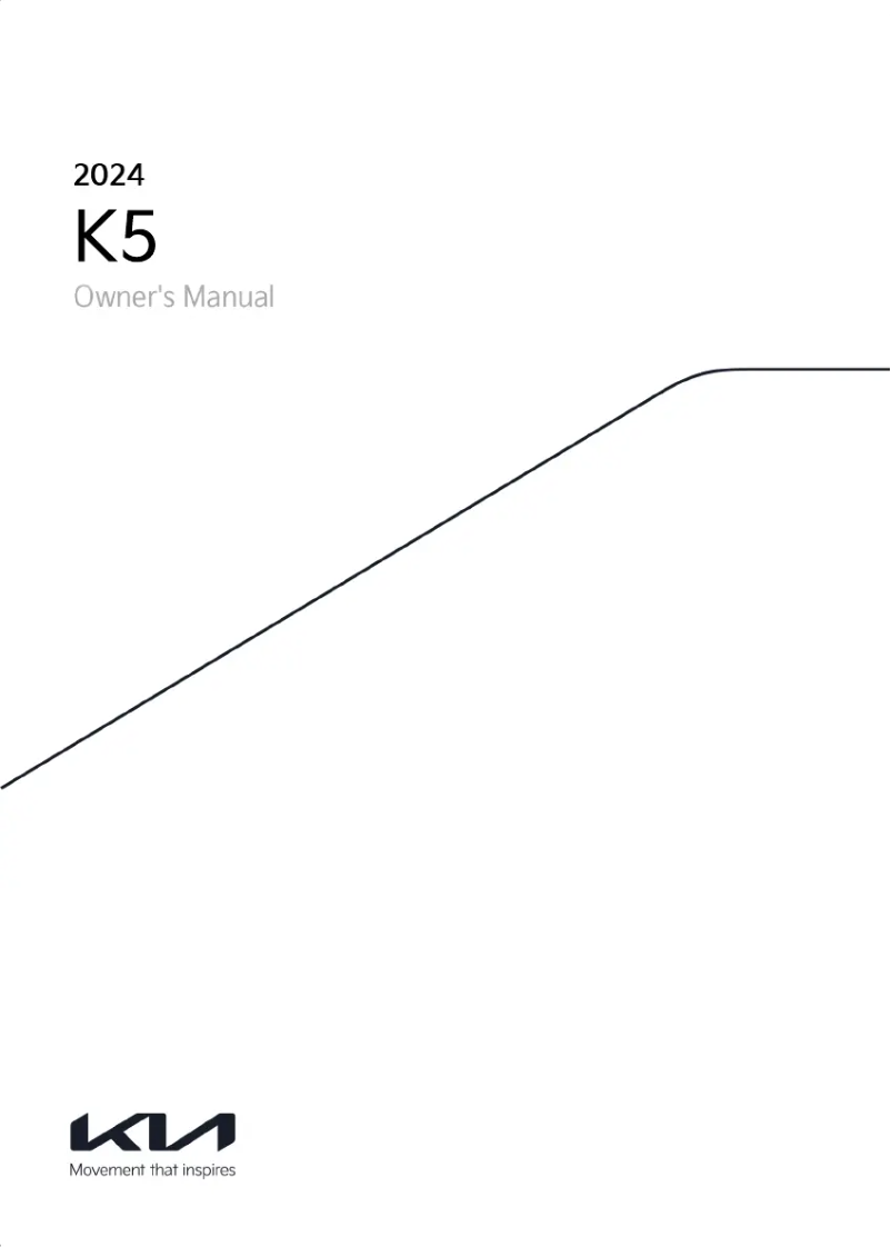 Page 1 de la notice Manuel utilisateur Kia K5 (2024)