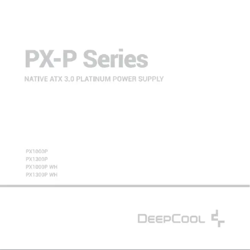 Image de la première page du manuel de l'appareil PX1000P