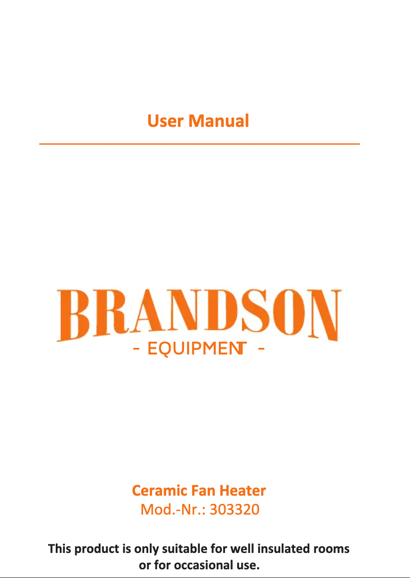 Image de la première page du manuel de l'appareil 303320