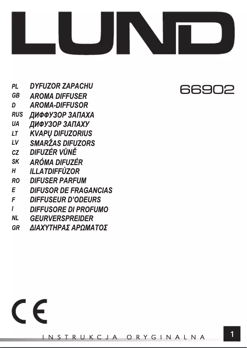 Image de la première page du manuel de l'appareil 66902