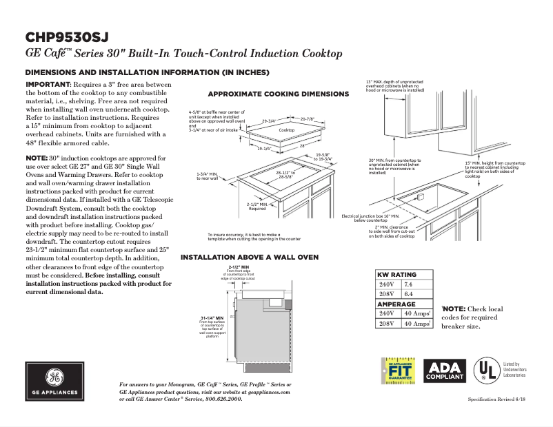 Image de la première page du manuel de l'appareil Café CHP9530SJSS