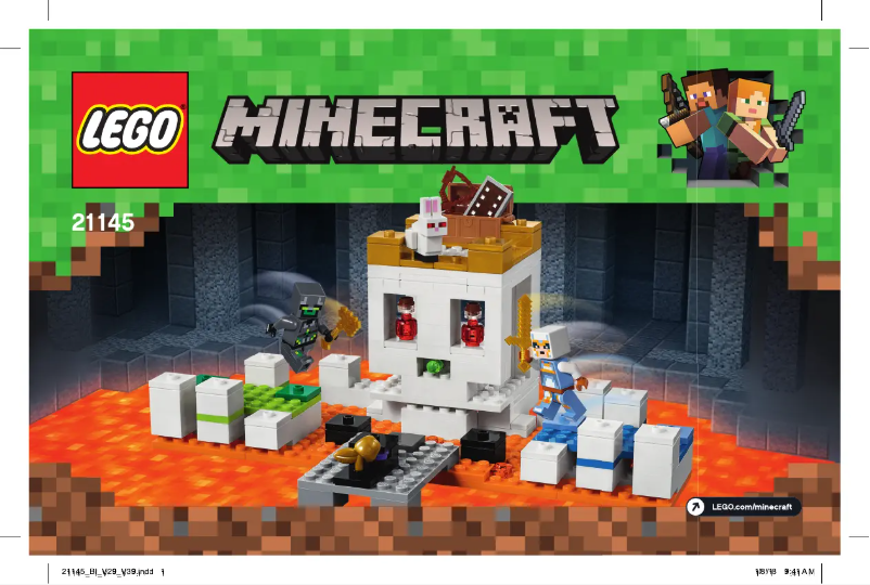 Page n°1 - Manuel utilisateur Lego Minecraft 21145