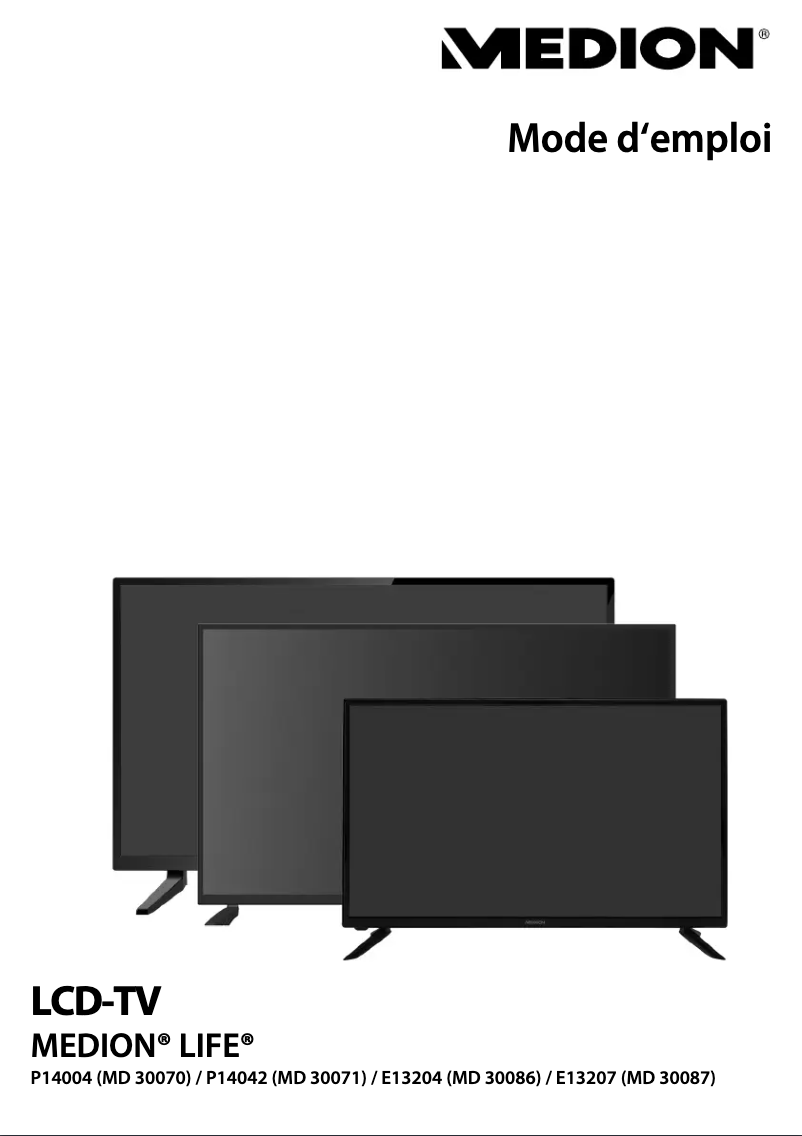 Page 1 de la notice Manuel utilisateur Medion LIFE E13204 (MD 30086)