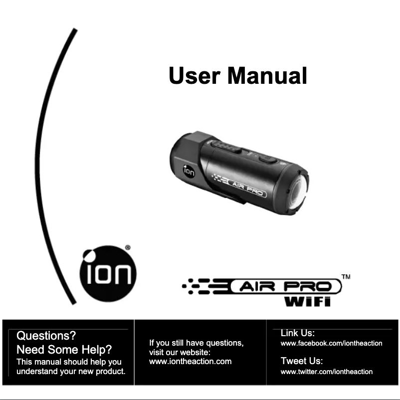 Página 1 del manual Manual de usuario ION Air Pro WiFi