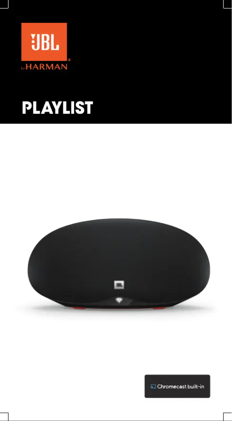 Page 1 de la notice Manuel utilisateur JBL Playlist 150