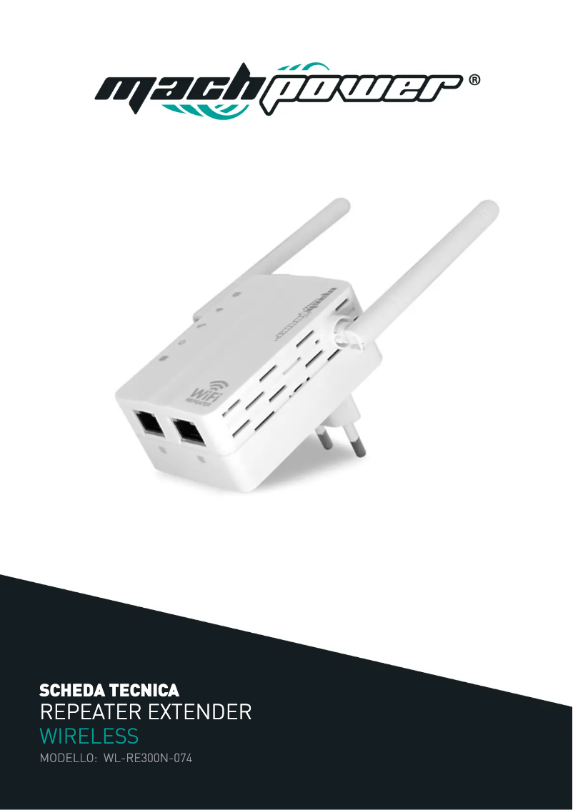 Page n°1 - Fiche technique Mach Power WL-RE300N-074