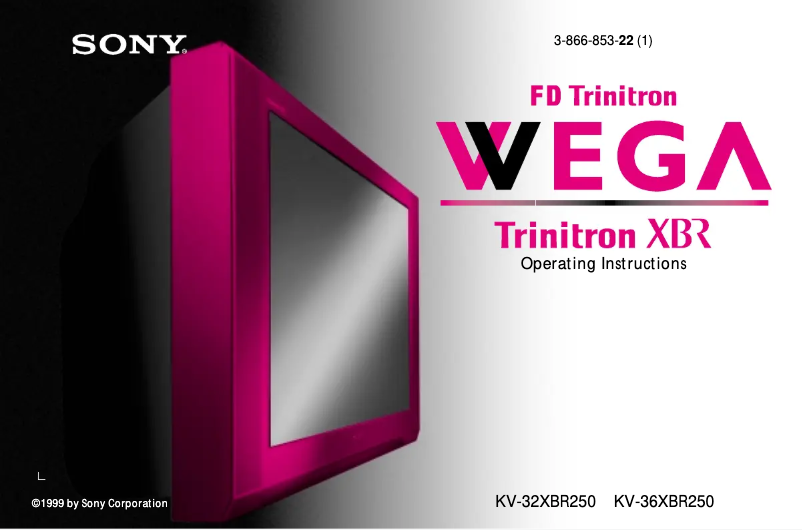 Image de la première page du manuel de l'appareil KV-32XBR250