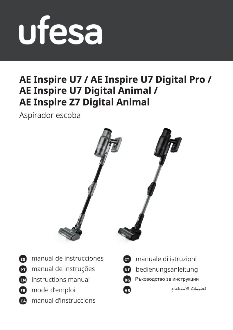 Page n°1 - Manuel utilisateur Ufesa U7 Digital Animal