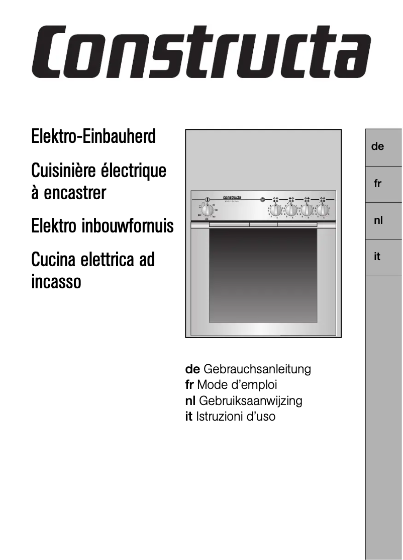 Image de la première page du manuel de l'appareil CH11810