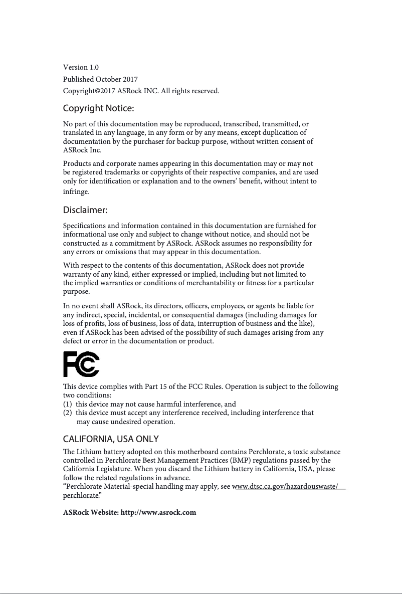 Page 1 de la notice Manuel utilisateur Asrock J4005B-ITX