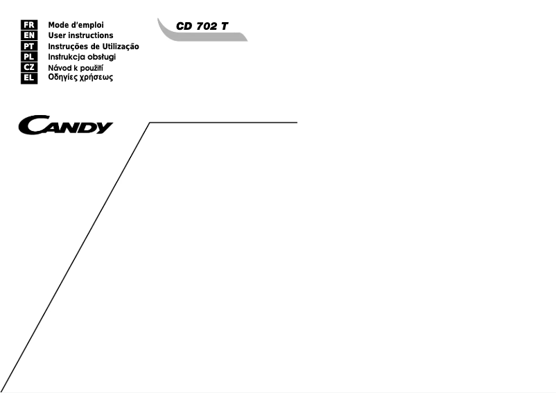 Image de la première page du manuel de l'appareil CD 702 T