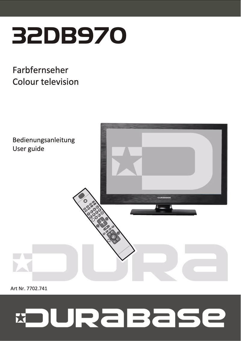 Page n°1 - Manuel utilisateur Durabase 32DB970