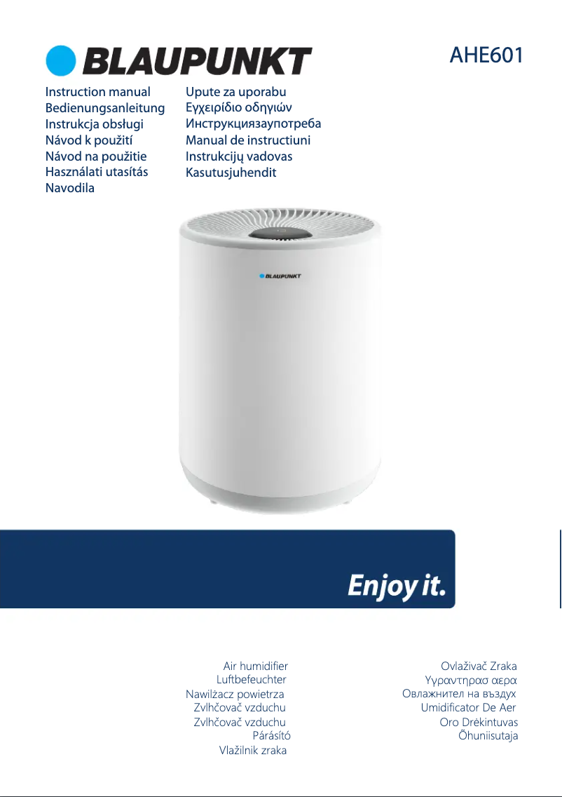 Página 1 del manual Manual de usuario Blaupunkt AHE601
