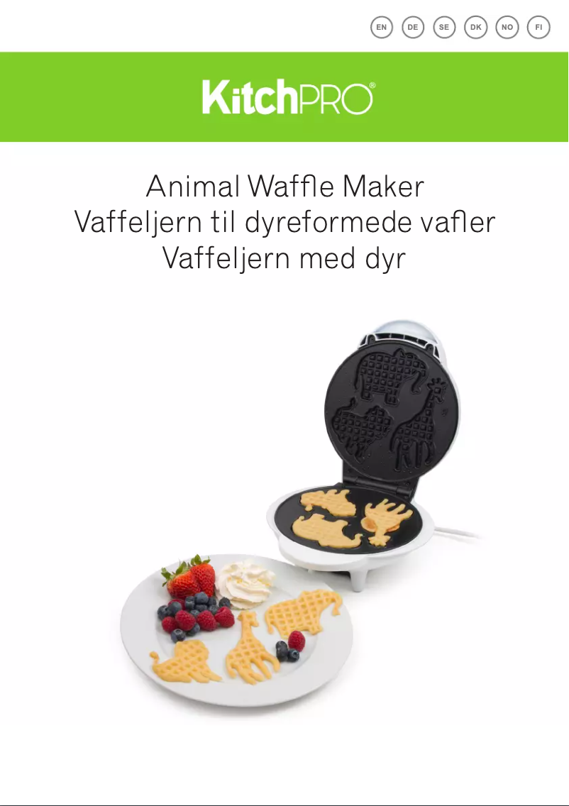 Page n°1 - Manuel utilisateur KitchPro Animal
