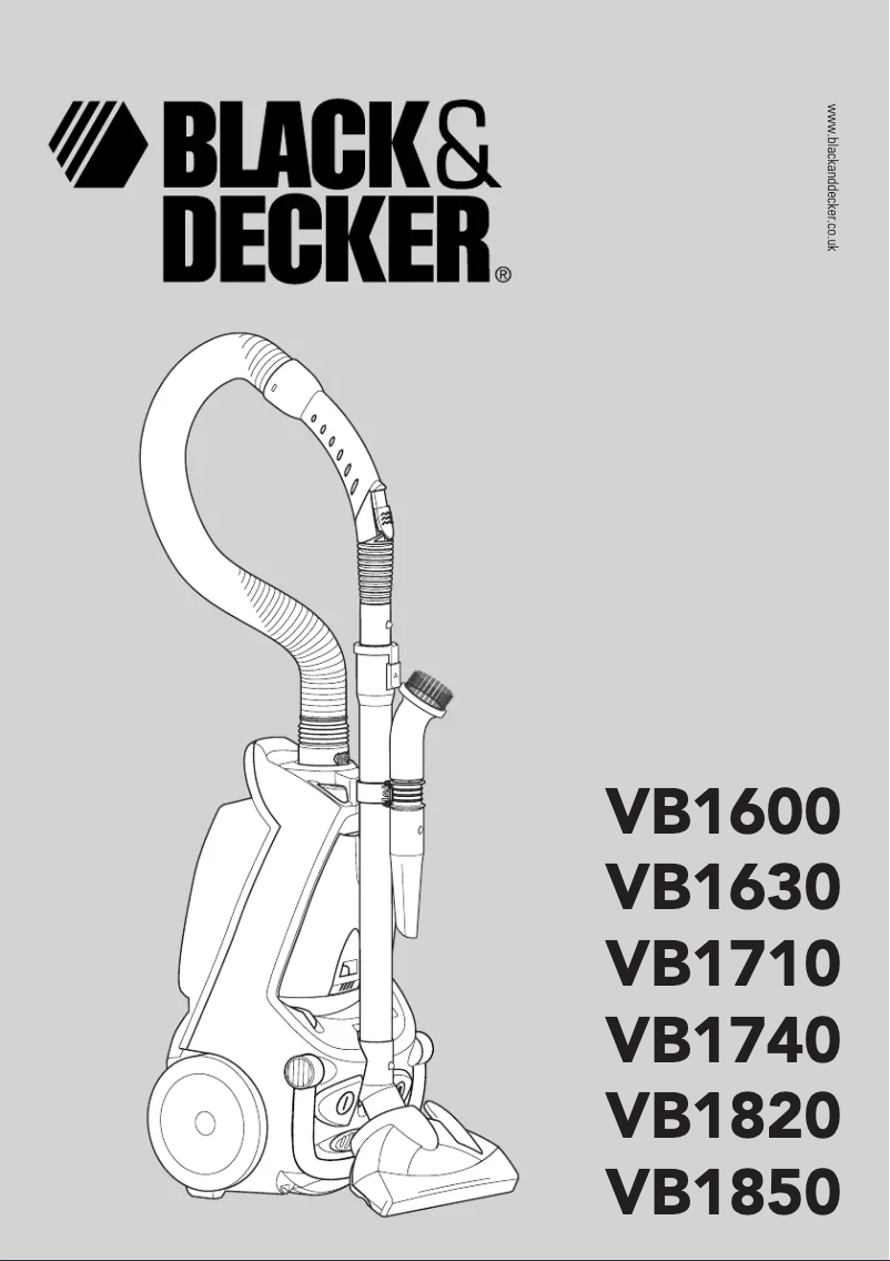 Page n°1 - Manuel utilisateur Black & Decker VB1850