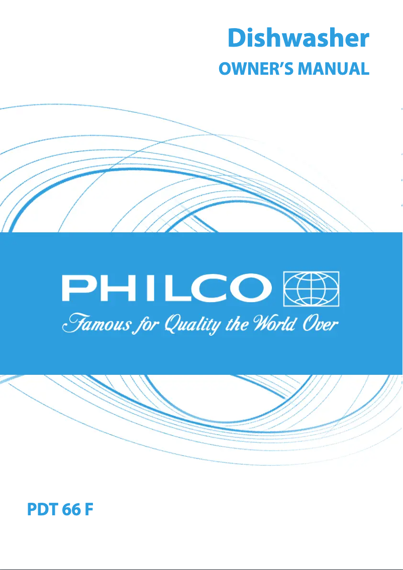 Page 1 de la notice Manuel utilisateur Philco PDT 66 F