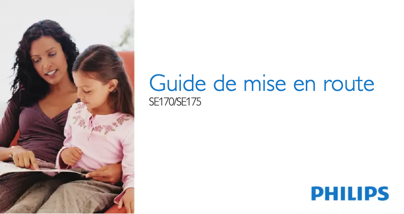 Página 1 del manual Guía de inicio rápido Philips Perfect sound SE1751B