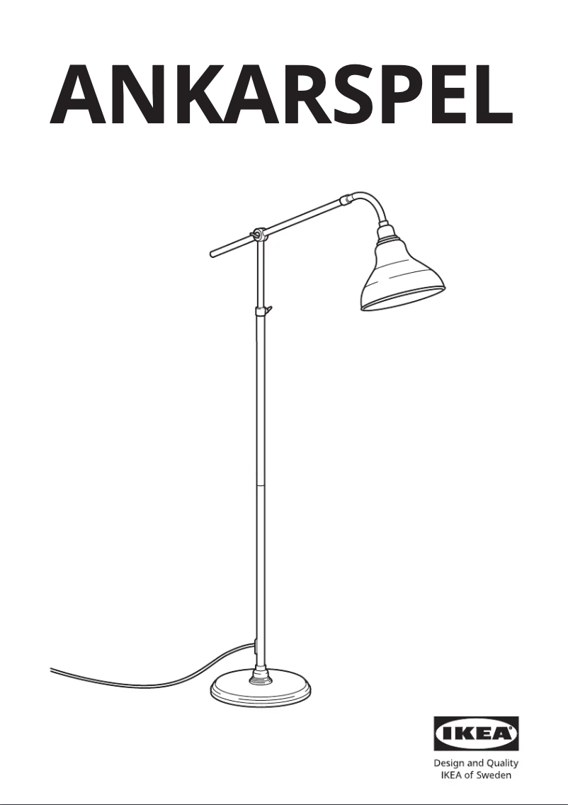 Page 1 de la notice Manuel utilisateur Ikea ANKARSPEL 804.943.28