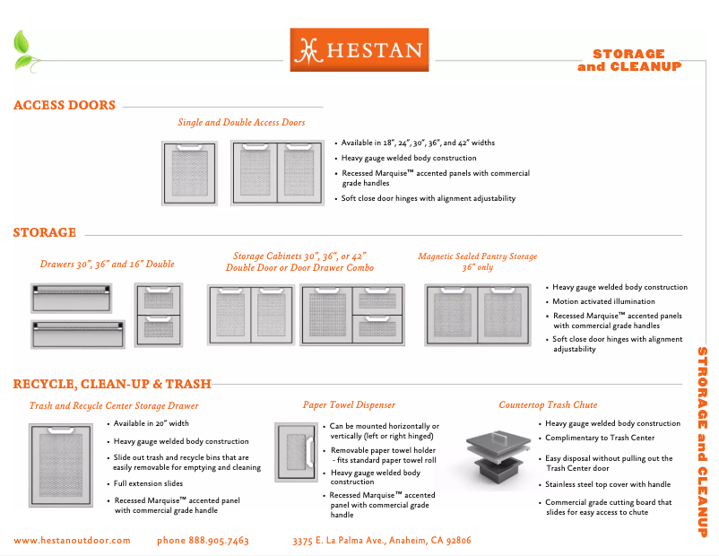 Page 1 de la notice Fiche technique Hestan AGPTD16