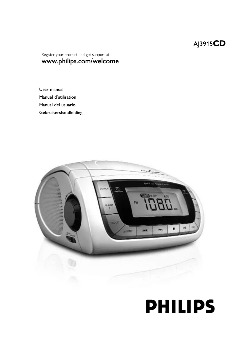 Página 1 del manual Manual de usuario Philips AJ3915