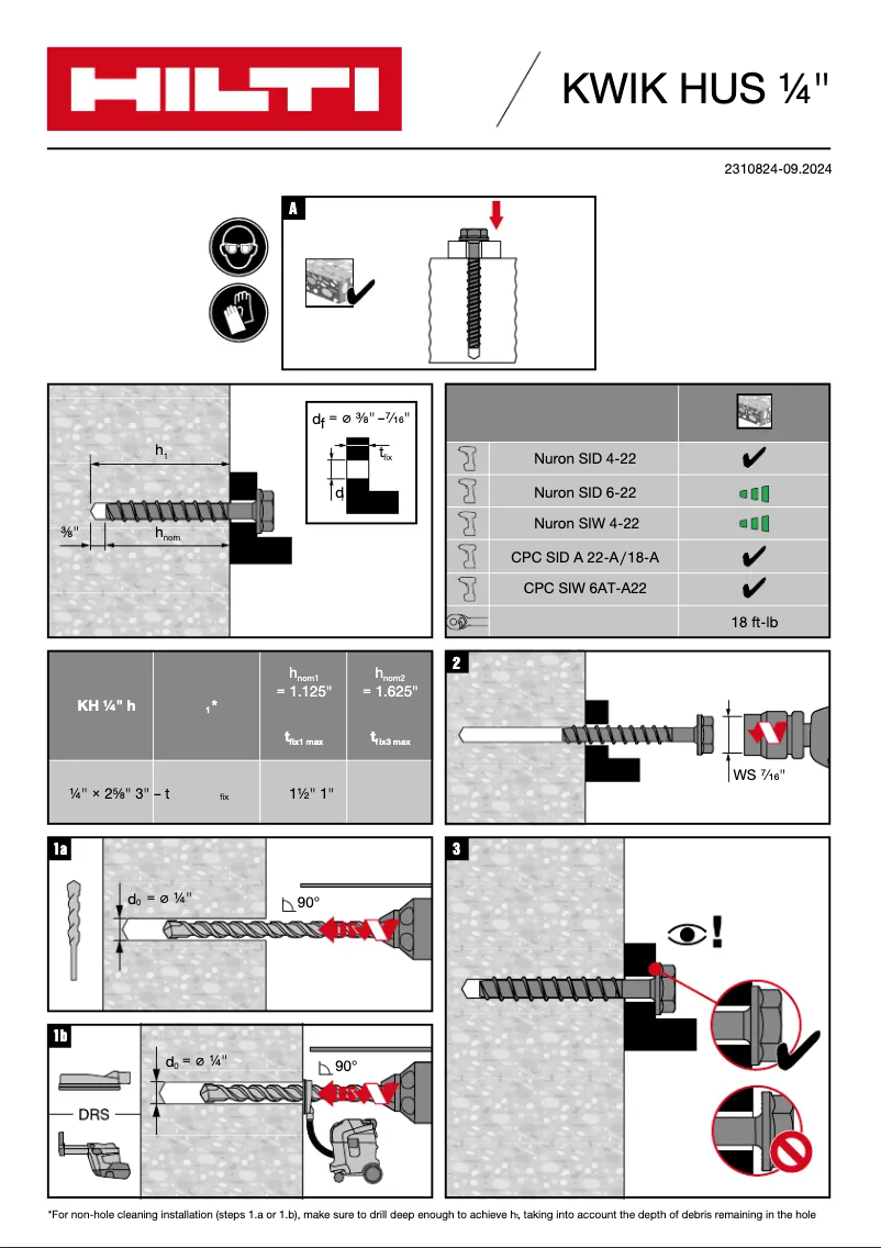 Image de la première page du manuel de l'appareil KWIK HUS