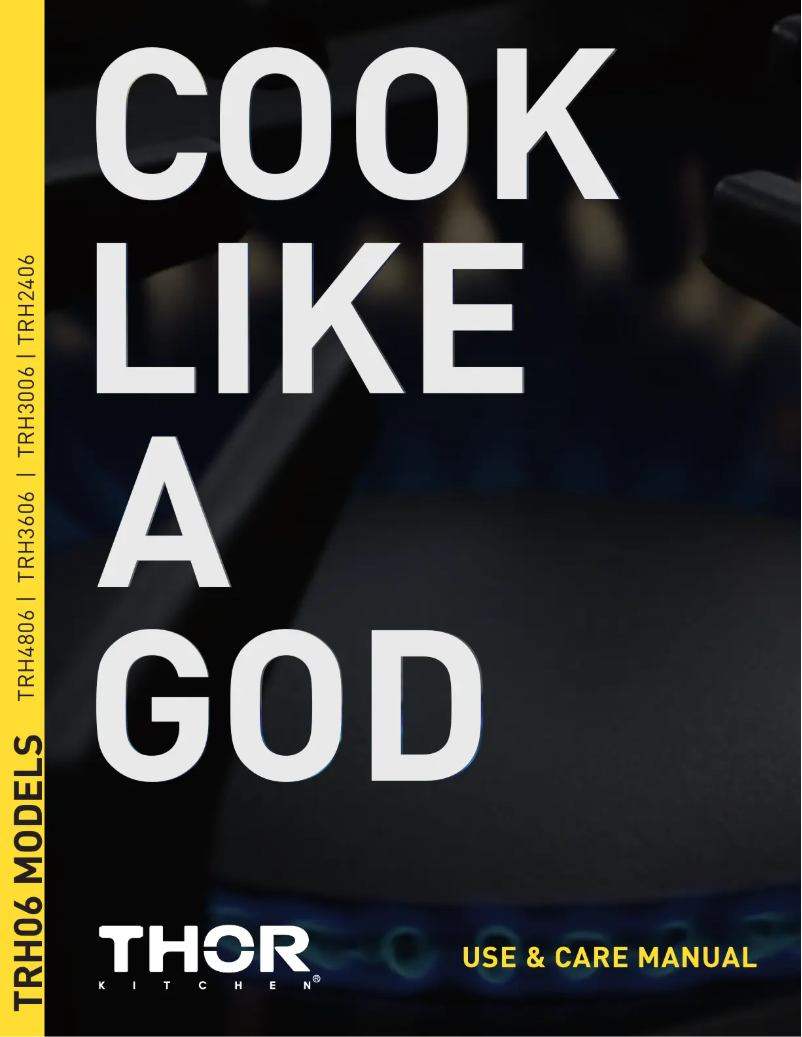 Page 1 de la notice Manuel utilisateur Thor TRH3606