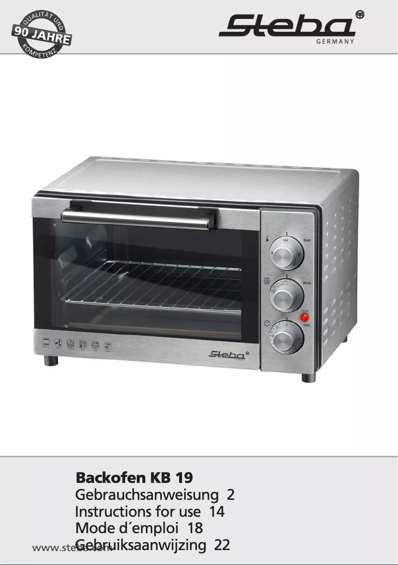 Image de la première page du manuel de l'appareil KB19