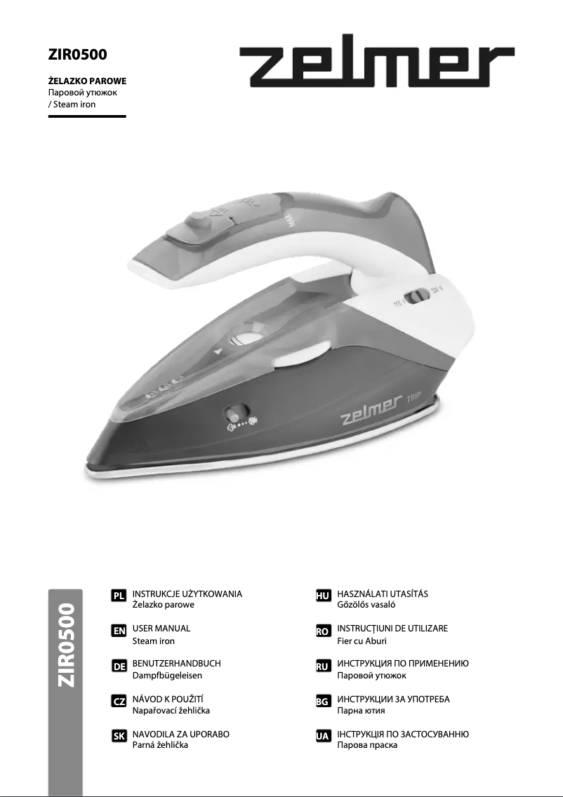 Page 1 de la notice Manuel utilisateur Zelmer ZIR0500
