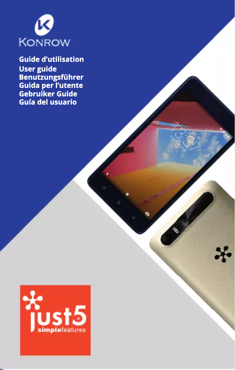 Page n°1 - Manuel utilisateur Konrow Just 5